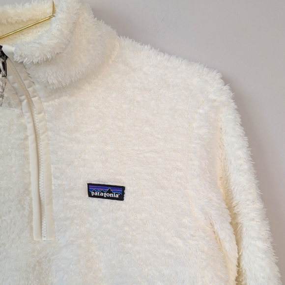 Patagonia Los Gatos Quarter Zip Fleece Jacket Small Birch White 25236 EUC - Picture 5 of 10